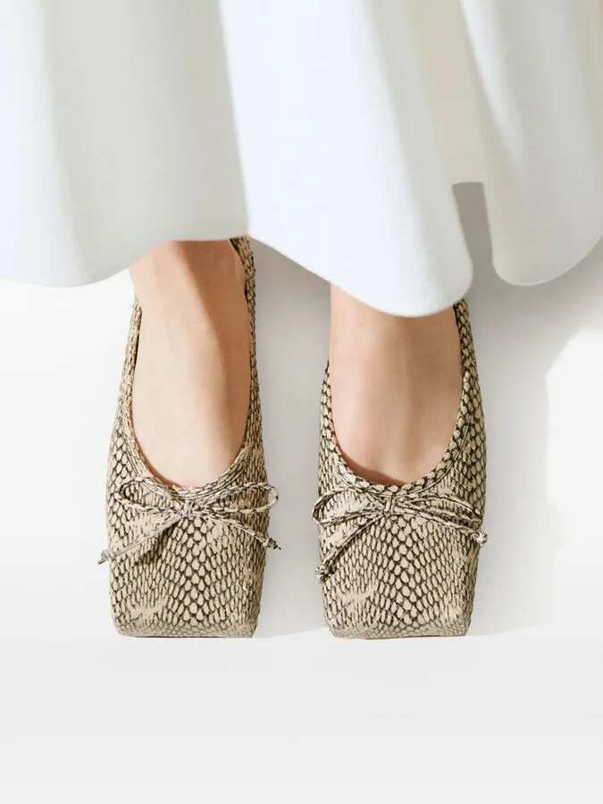 Snakeskin-Effect Mules - Image 5