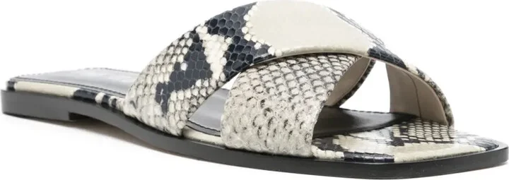Snakeskin-Effect Sandals - Image 2