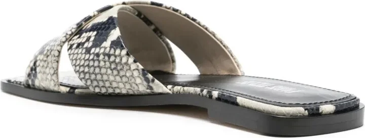Snakeskin-Effect Sandals - Image 3