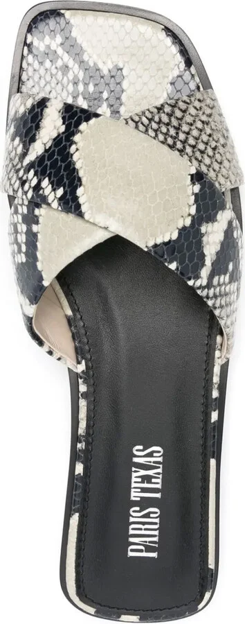 Snakeskin-Effect Sandals - Image 4