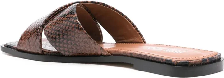 Snakeskin-Effect Sandals - Image 3