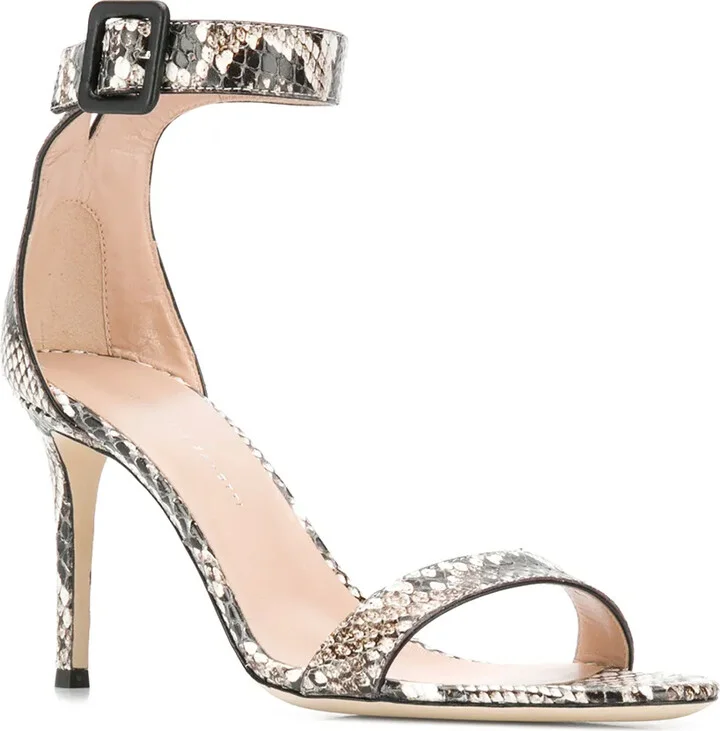 Snakeskin Effect Sandals - Image 2