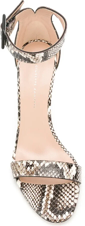 Snakeskin Effect Sandals - Image 4