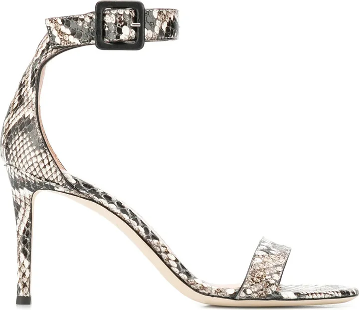 Snakeskin Effect Sandals
