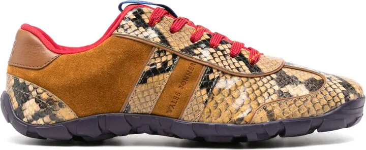 Snakeskin-Effect Sneakers