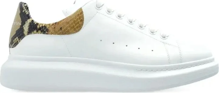 Snakeskin-Embellished Sneakers