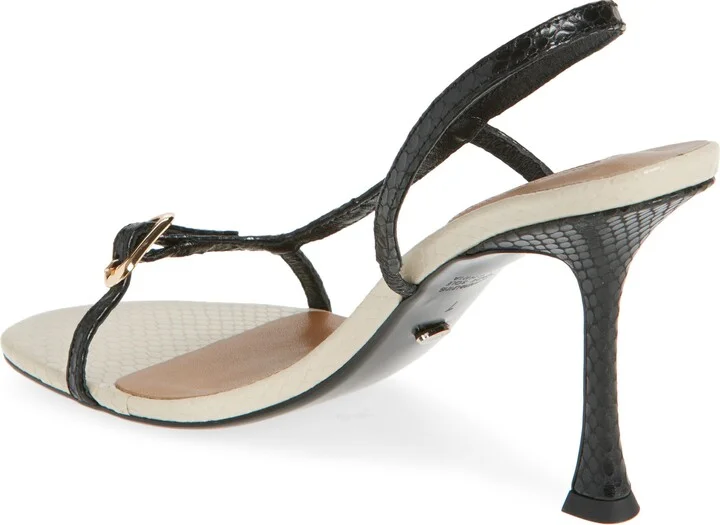 Snakeskin Embossed Slingback Sandal - Image 2