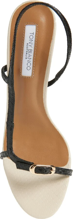 Snakeskin Embossed Slingback Sandal - Image 5
