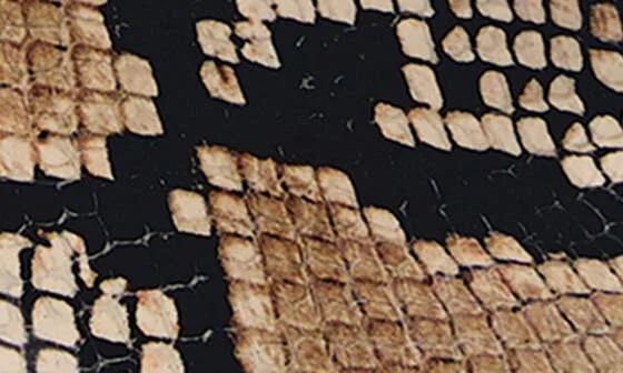 Snakeskin Print Heeled Mule - Image 7