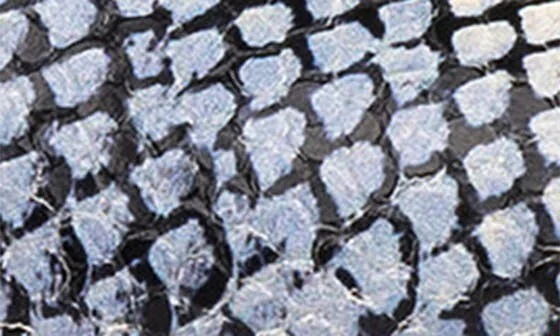Snakeskin Print Mid Heel Pump - Image 5
