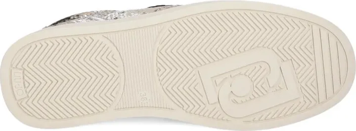 Snakeskin-Print Panelled Sneakers - Image 5
