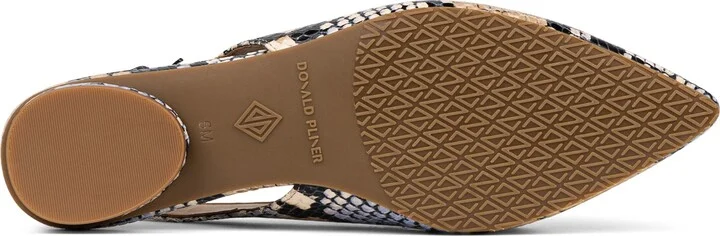 Snakeskin Print Slingback Loafer Mule - Image 5