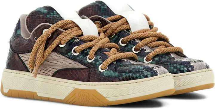 Snakeskin-Print Sneakers - Image 2