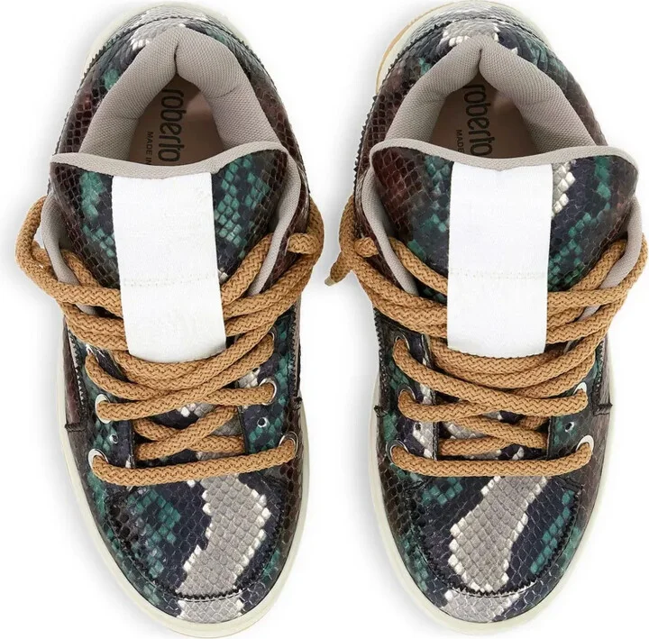 Snakeskin-Print Sneakers - Image 4
