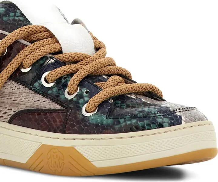Snakeskin-Print Sneakers - Image 5
