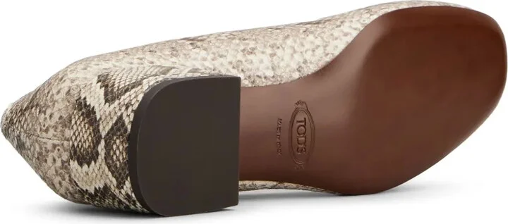 Snakeskin Pumps - Image 4