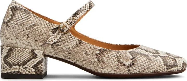 Snakeskin Pumps