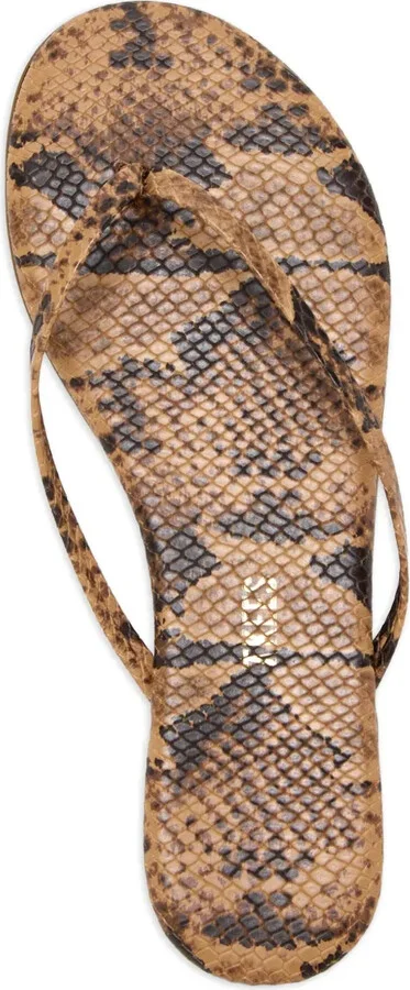 Snakeskin Thong Sandals - Image 3
