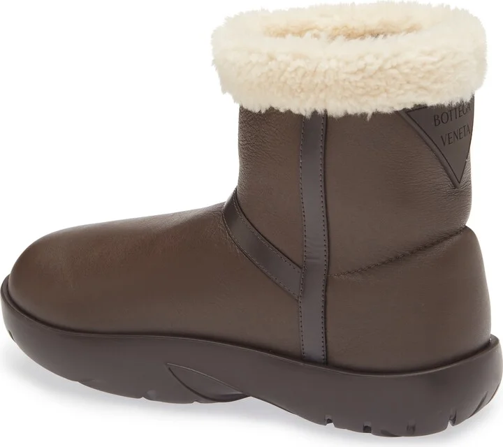 Snap Genuine Shearling Bootie - Image 2