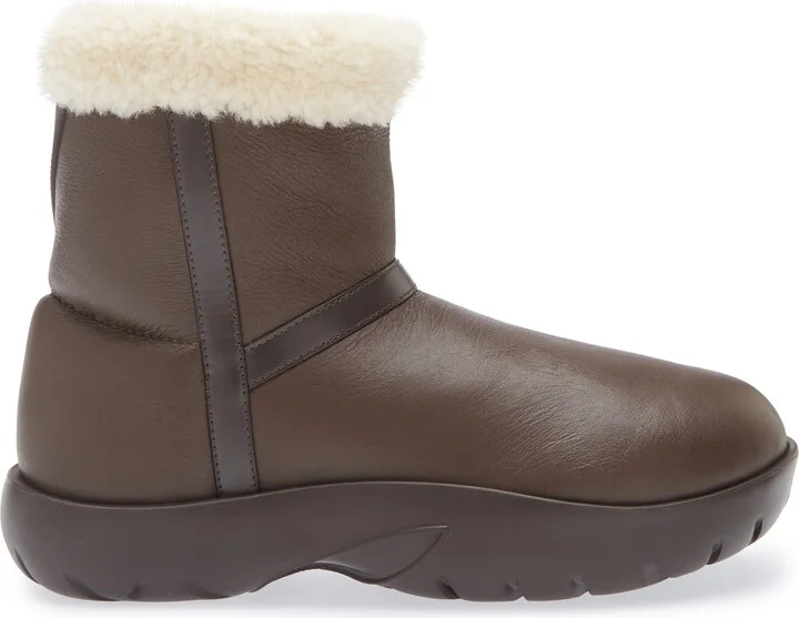 Snap Genuine Shearling Bootie - Image 3