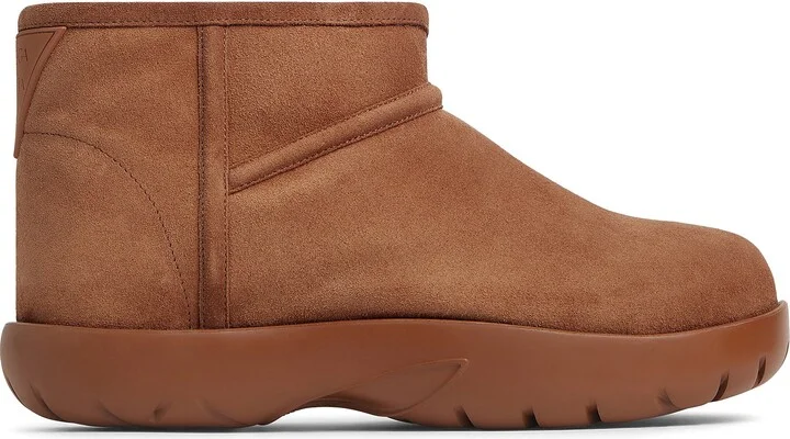 Snap Genuine Shearling Bootie