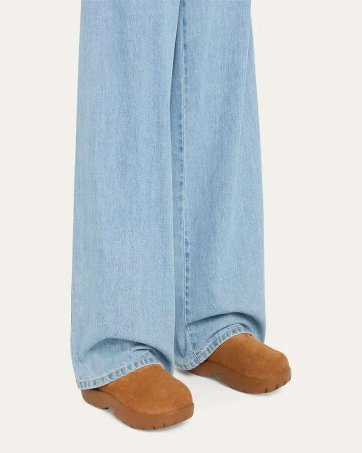 Snap Suede Chunky Ankle Boots - Image 6