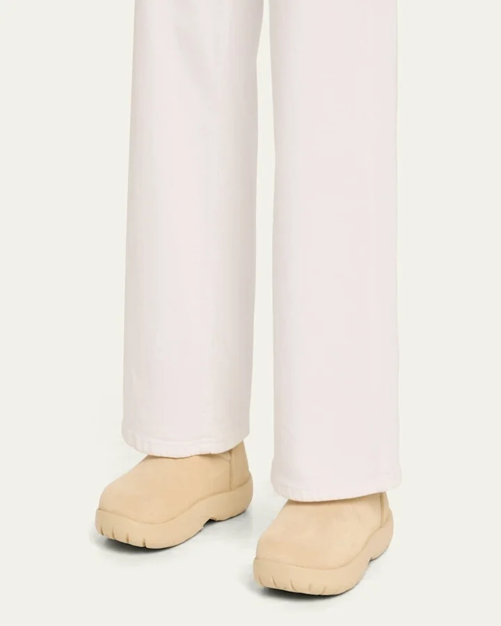 Snap Suede Shearling Winter Booties - Image 2