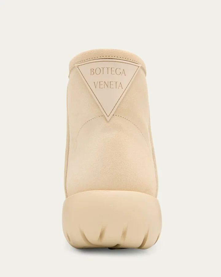 Snap Suede Shearling Winter Booties - Image 3