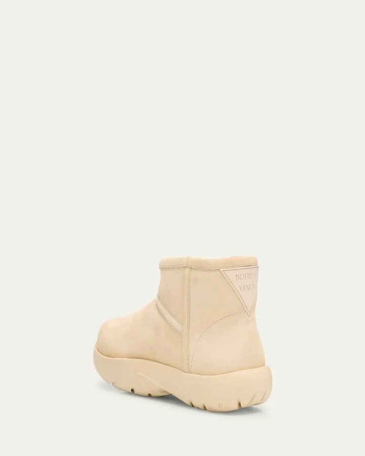 Snap Suede Shearling Winter Booties - Image 8