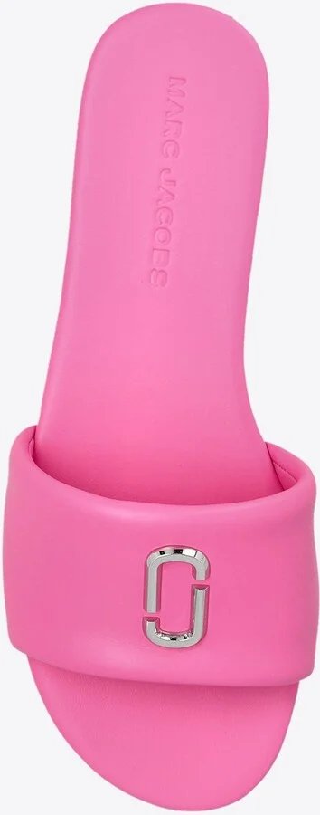 Snapshot Leather Flat Sandals - Image 3