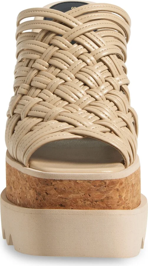 Sneak-Elyse Platform Wedge Sandal - Image 4