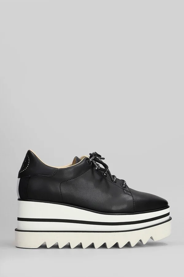 Sneakelyse Sneakers In Black Polyuretan
