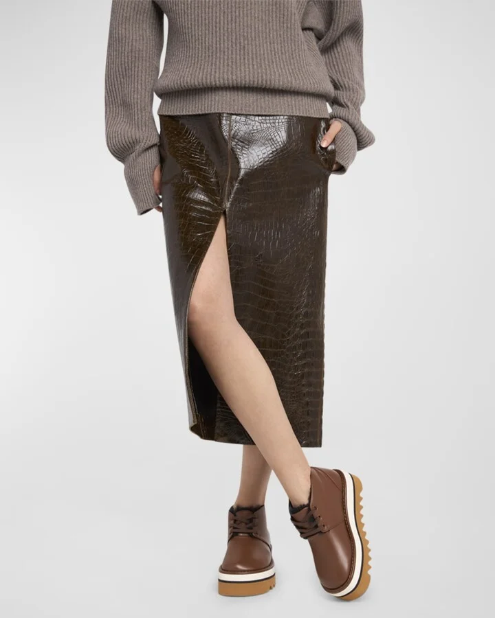 Sneakelyse Vegan Lace-Up Platform Booties - Image 4