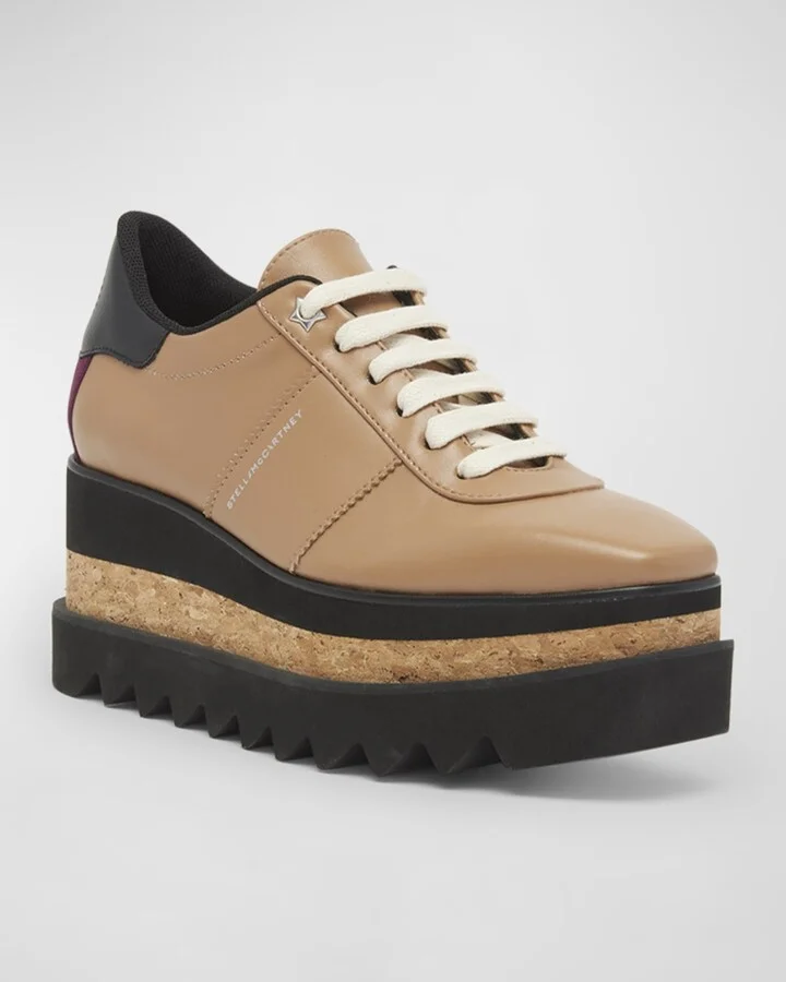 Sneakelyse Vegan Logo Platform Loafers - Image 3