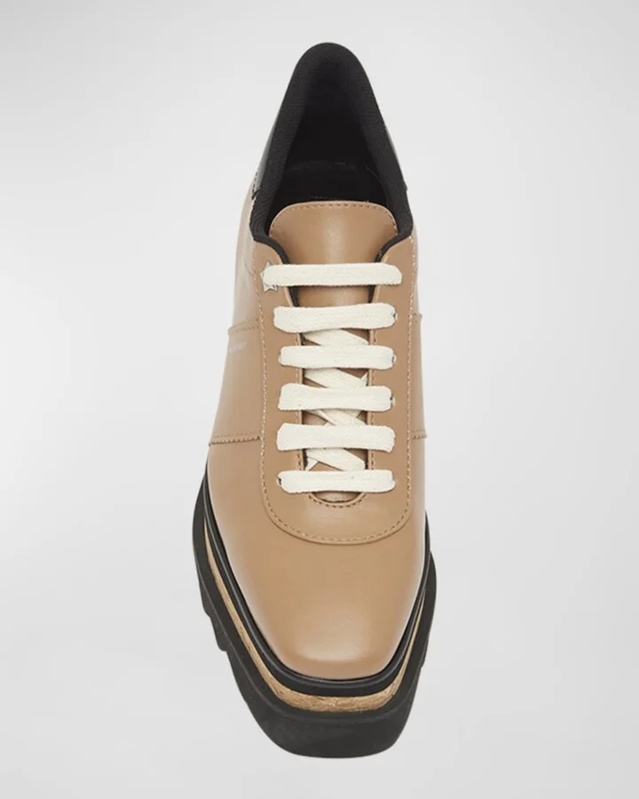 Sneakelyse Vegan Logo Platform Loafers - Image 8