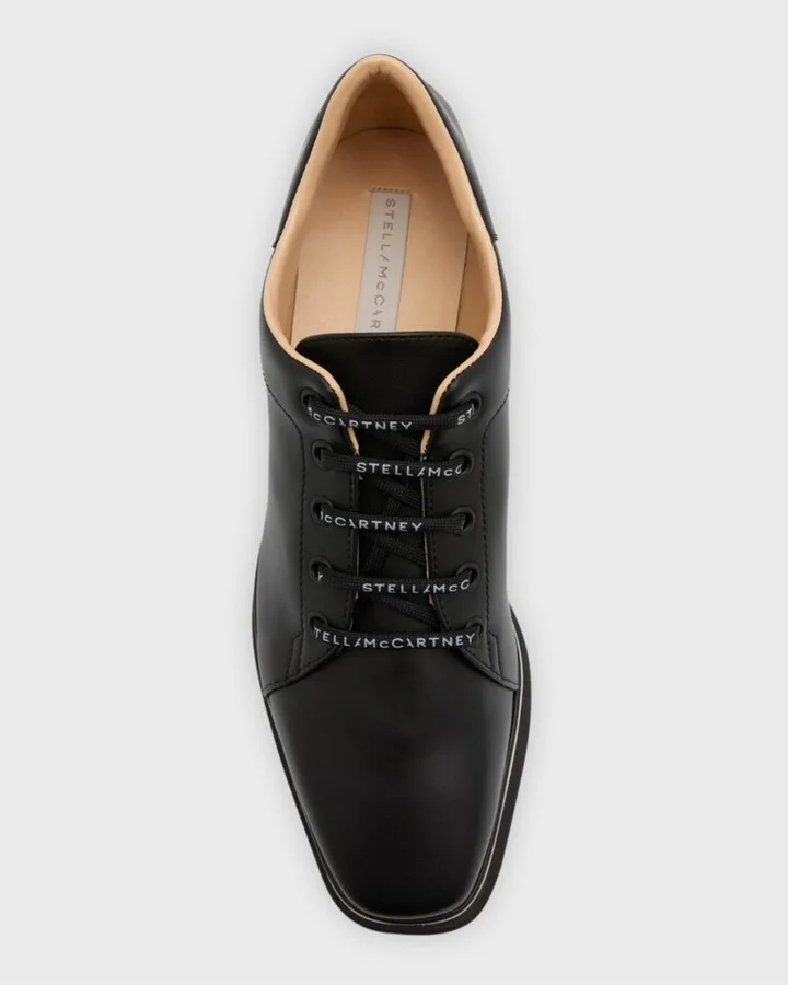 Sneakelyse Vegan Logo Platform Loafers - Image 6
