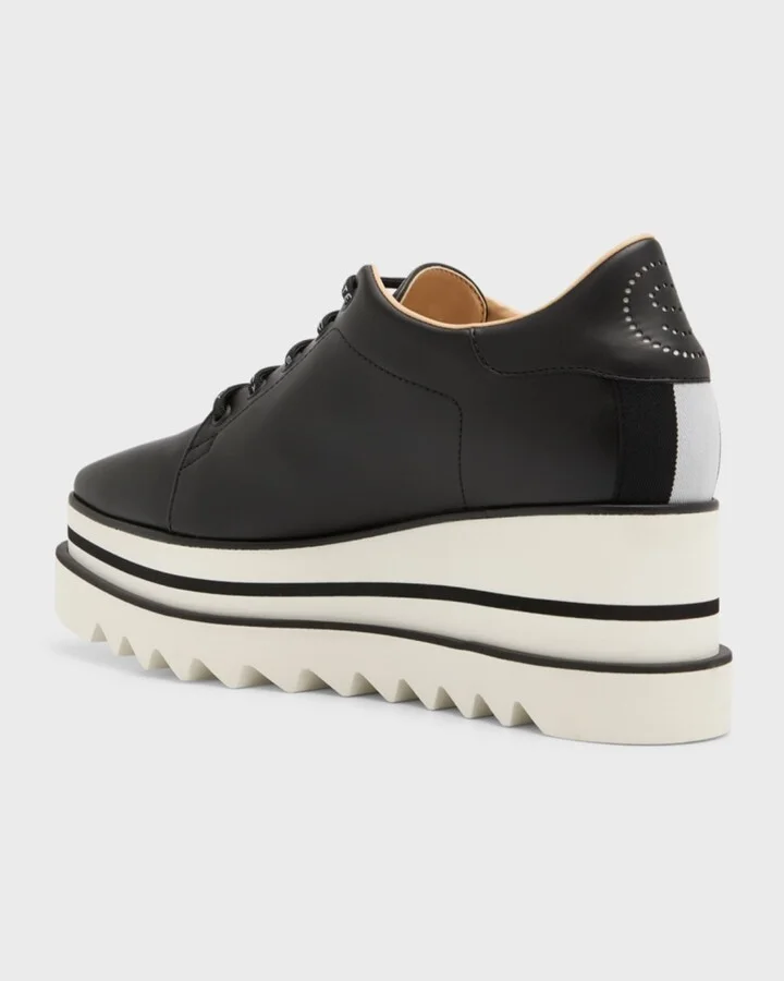 Sneakelyse Vegan Logo Platform Loafers - Image 10