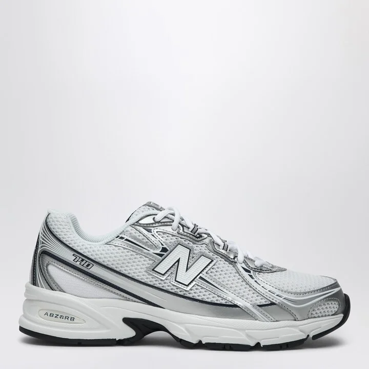Sneaker 740 white/silver/navy blue