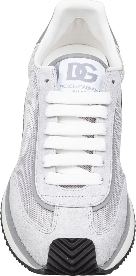 Sneaker Cushion In Mixed Materials Color Grey/white - Image 3