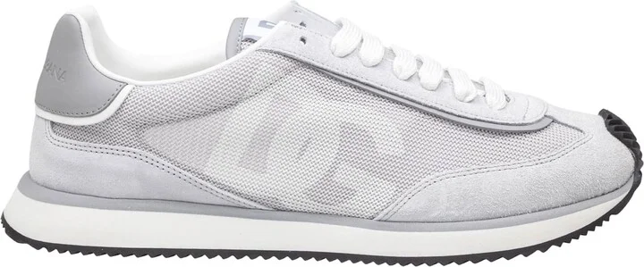 Sneaker Cushion In Mixed Materials Color Grey/white