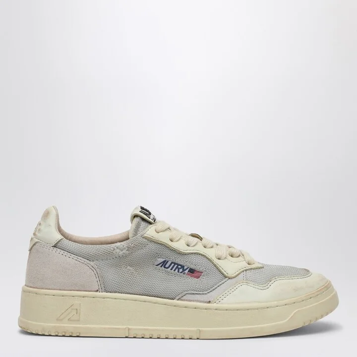 Sneaker Medalist Low Super Vintage in gray/white leather and mesh