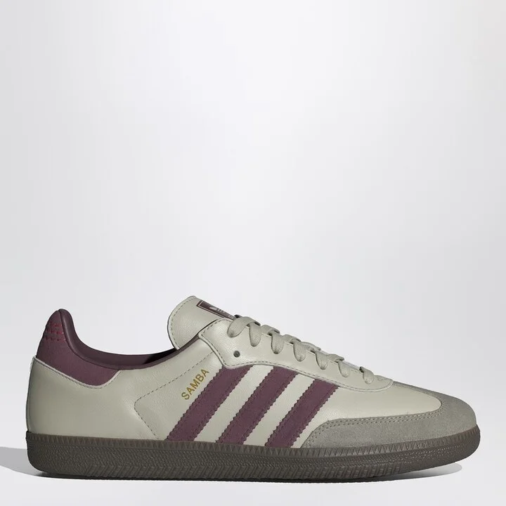 Sneaker Samba OG Putty Grey/Maroon/Gold Metallic