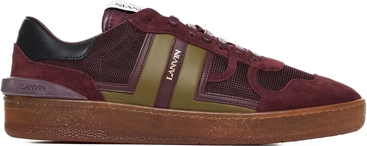 Burgundy/green