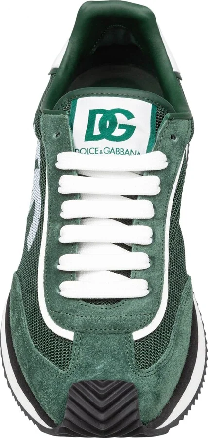 Sneakers Dragon In Mixed Materials Color Green - Image 3
