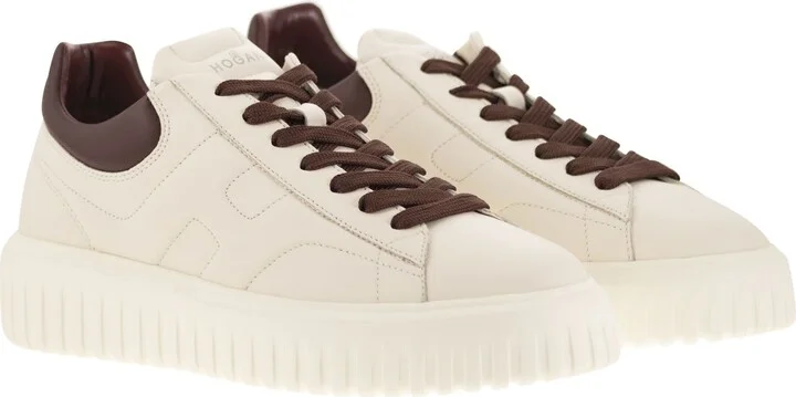 Sneakers H-stripes In Pelle - Image 4