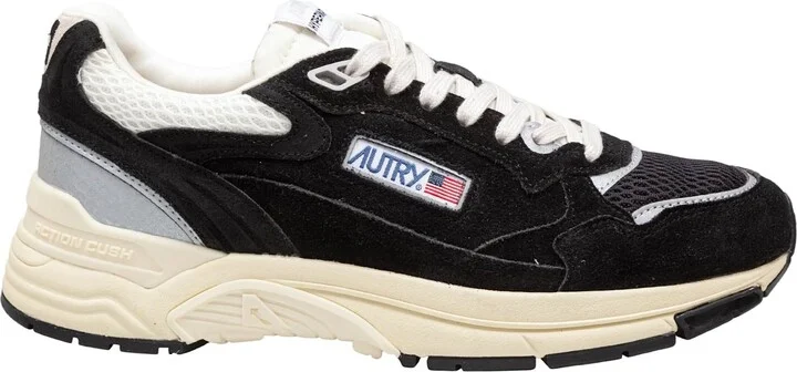 Sneakers Hyperway Suede And Mesh Sneakers Black Color