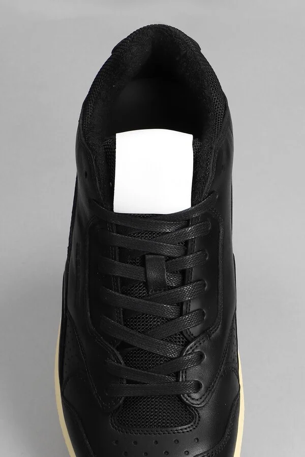 Sneakers In Black Leather - Image 5