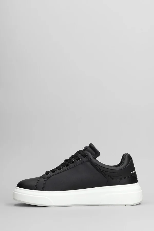 Sneakers In Black Leather - Image 3
