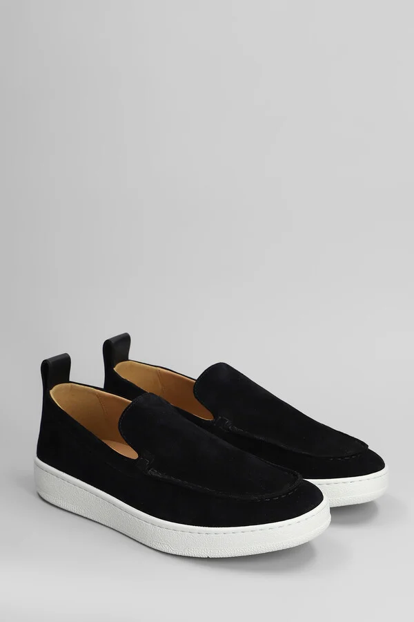 Sneakers In Black Suede - Image 2
