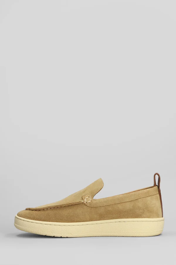 Sneakers In Camel Suede - Image 3